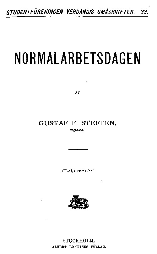 Normalarbetsdagen cover