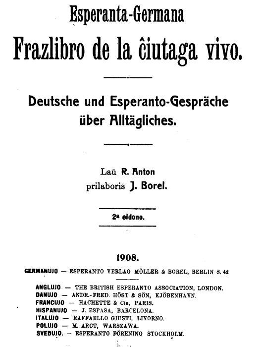 Esperanto-Germana frazlibro de la ĉiutaga vivo / Deutsche und Esperanto-Gespräche über Alltägliches cover
