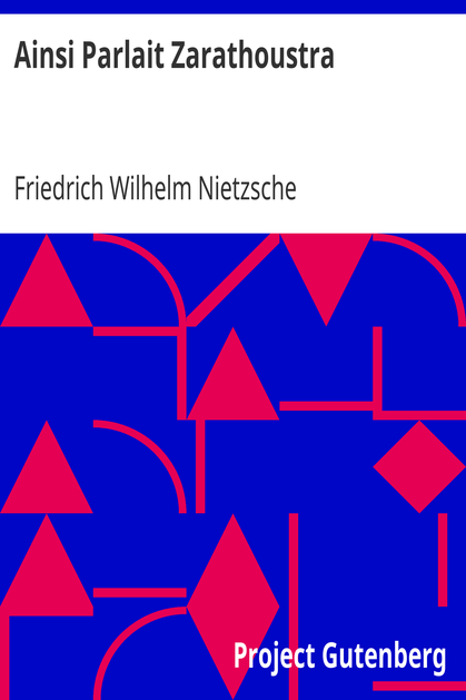 Ainsi Parlait Zarathoustra cover