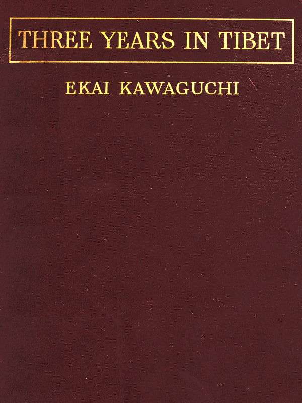 Three Years in Tibet cover