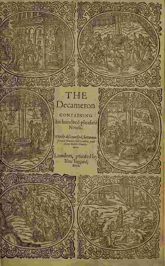 The Decameron (Day 1 to Day 5) / Containing an hundred pleasant Novels cover