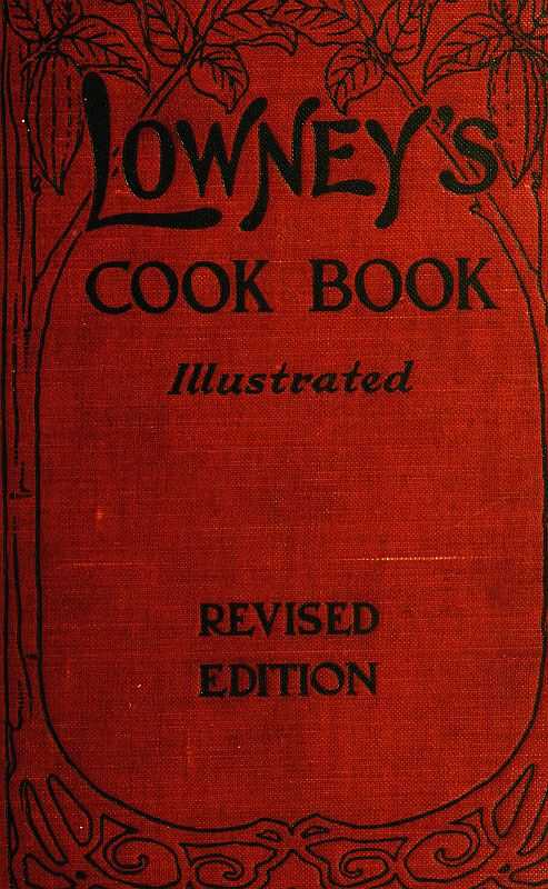 Lowney's Cook Book / Illustrated in Colors cover
