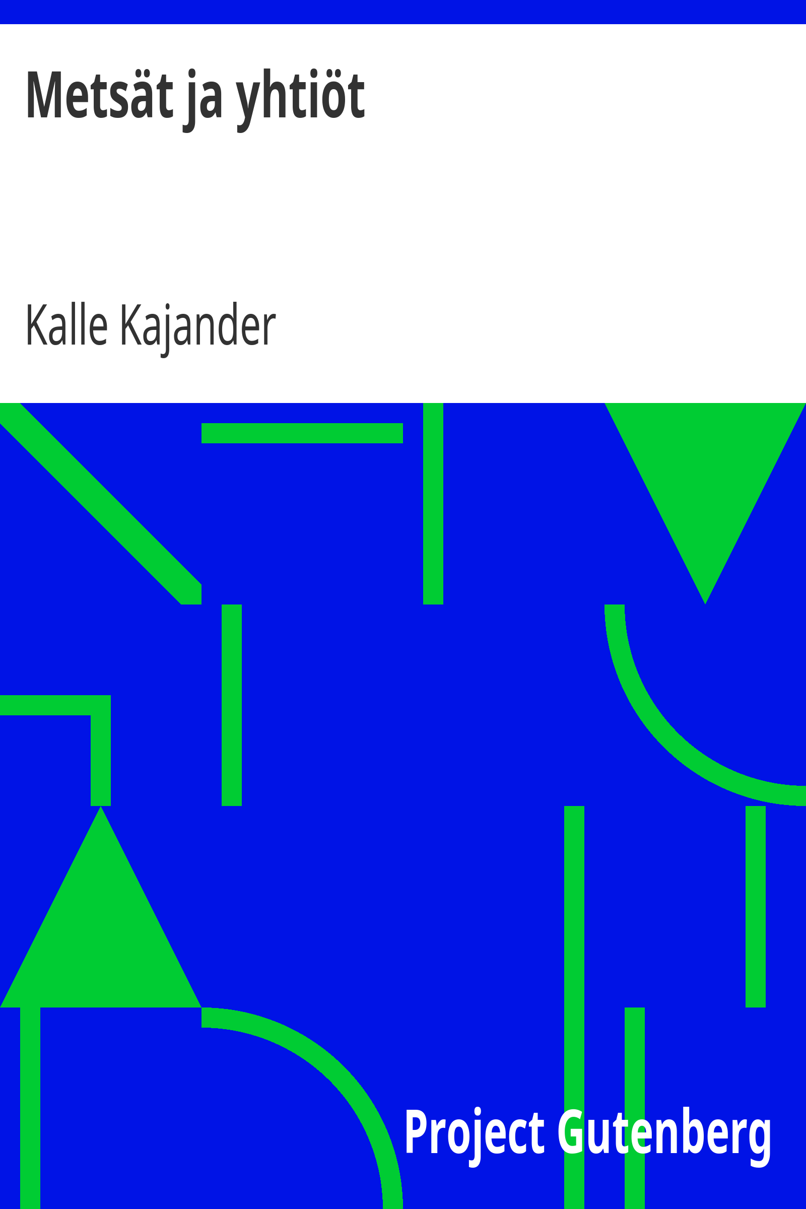 Metsät ja yhtiöt cover