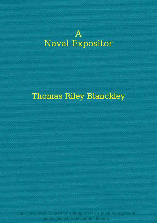 A naval expositor cover