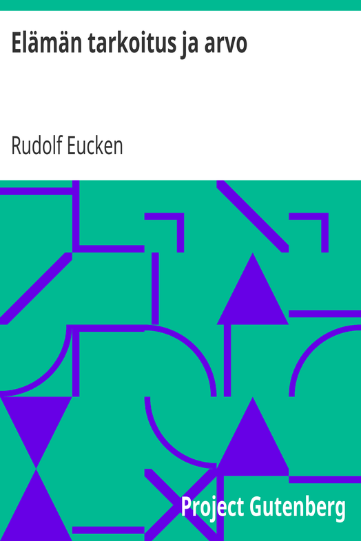 Elämän tarkoitus ja arvo cover