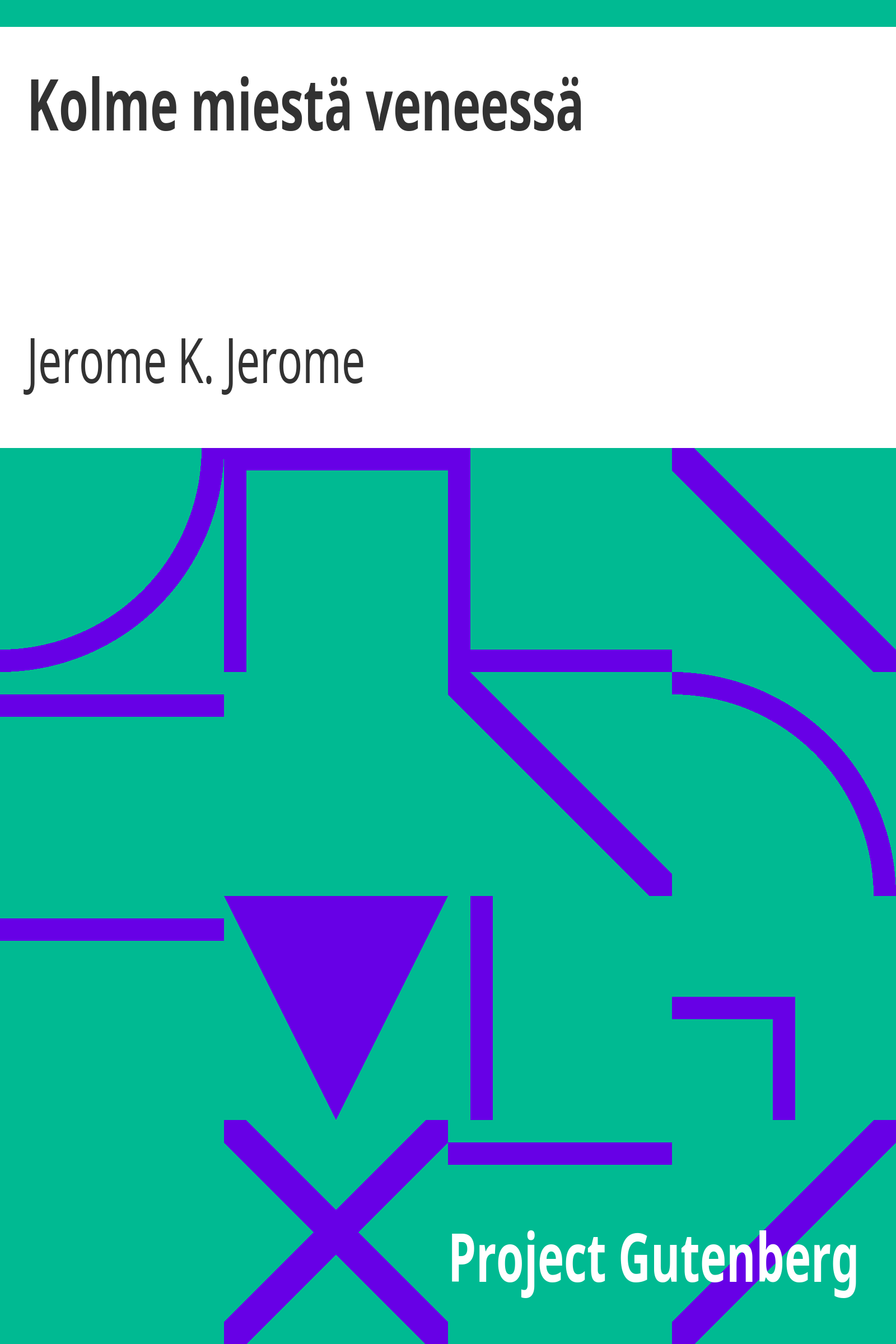 Kolme miestä veneessä cover