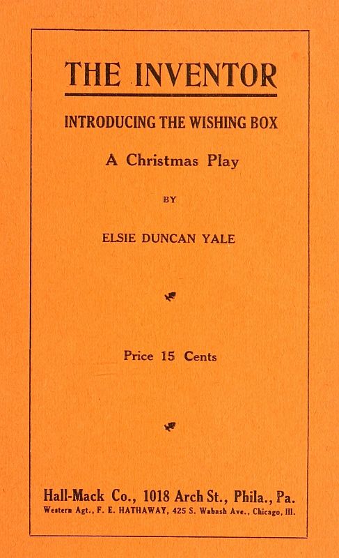 The Inventor. Introducing the Wishing Box. A Christmas Play cover