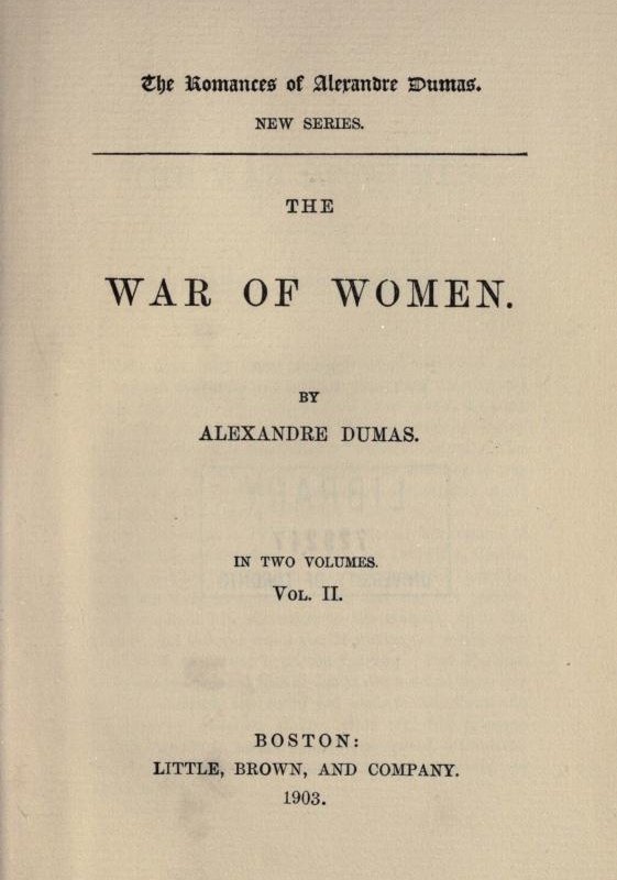 The War of Women, Volume 2 cover