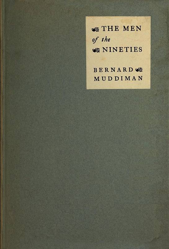 The Men of the Nineties cover
