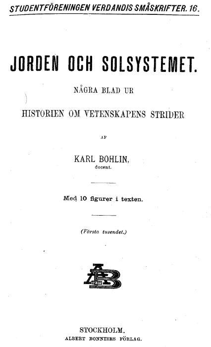 Jorden och solsystemet cover