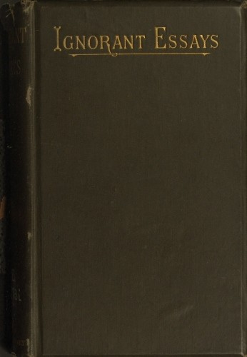 Ignorant Essays cover