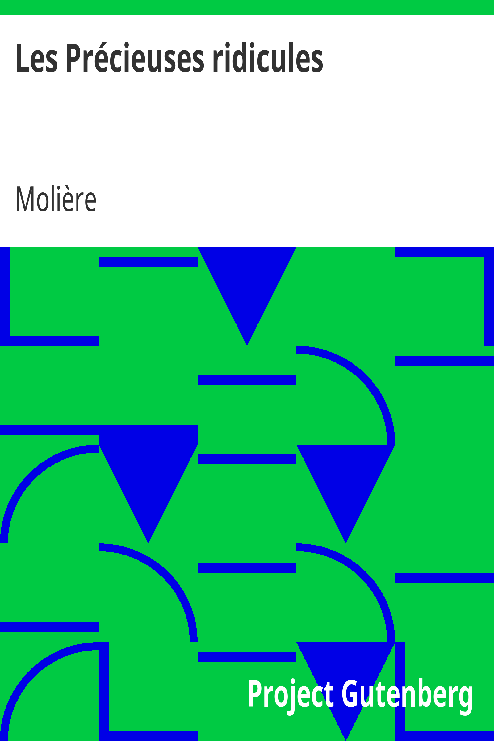 Les Précieuses ridicules cover