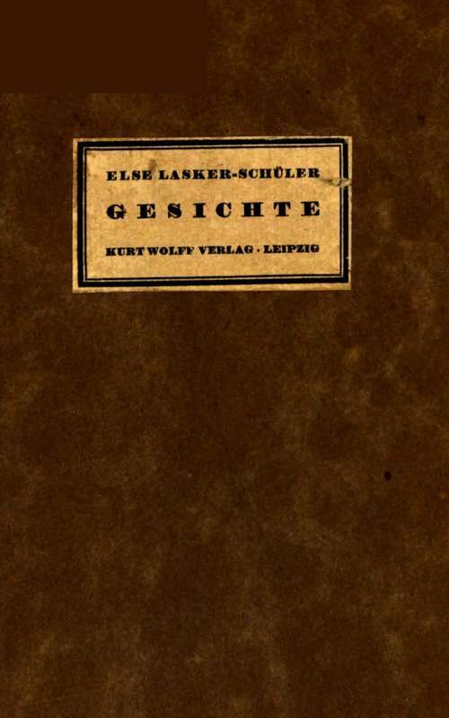 Gesichte: Essays und andere Geschichten cover