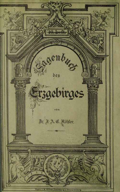 Sagenbuch des Erzgebirges cover