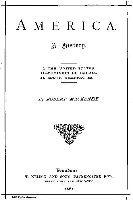 America: A history cover
