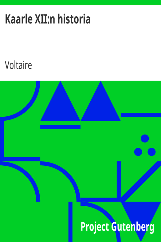 Kaarle XII:n historia cover