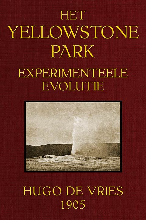Het Yellowstone-Park cover