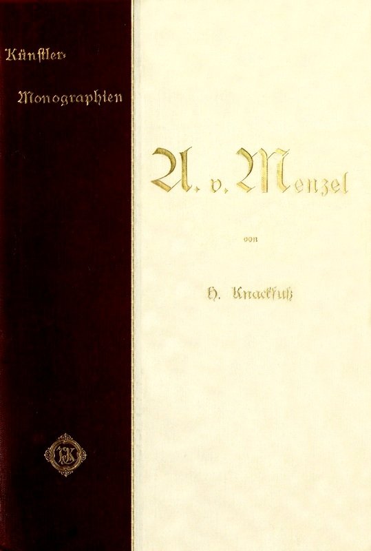 A. von Menzel cover