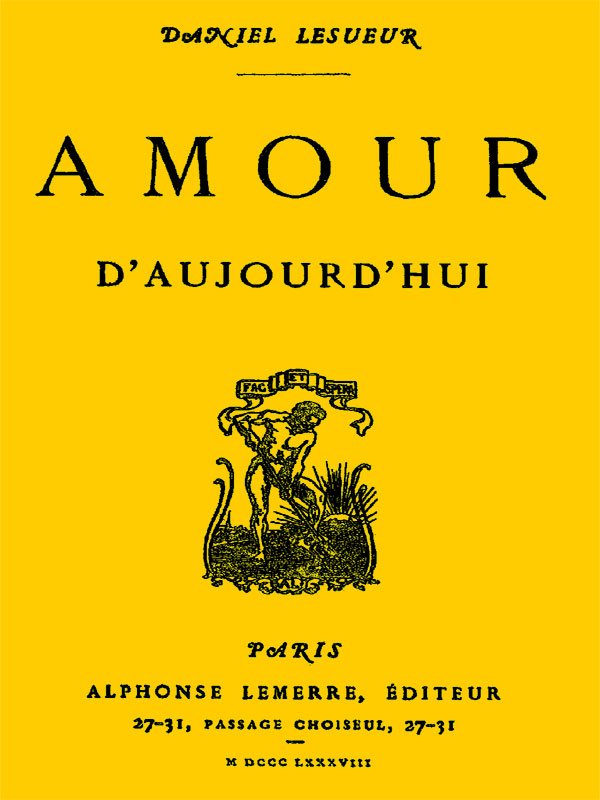 Amour d'aujourd'hui cover