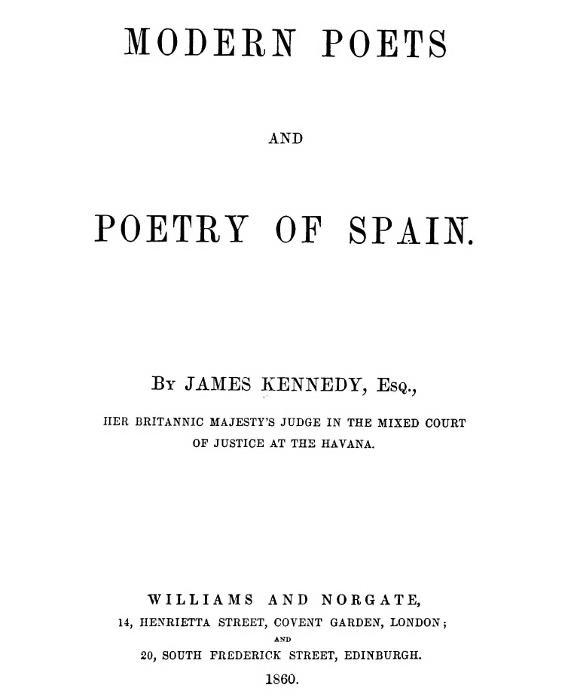 Modern Poets and Poetry of Spain cover