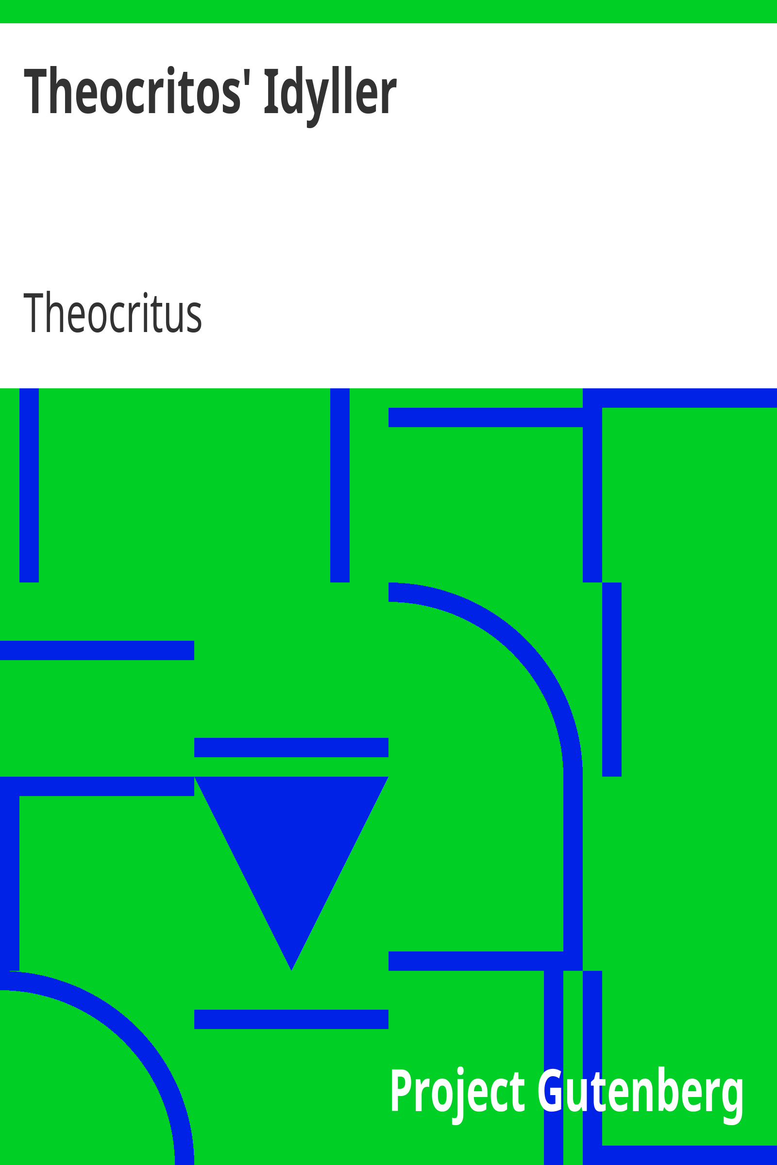 Theocritos' Idyller cover