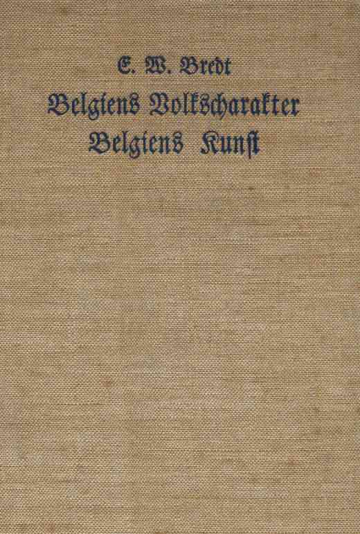 Belgiens Volkscharakter, Belgiens Kunst cover
