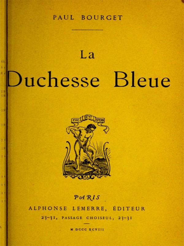 La duchesse bleue cover