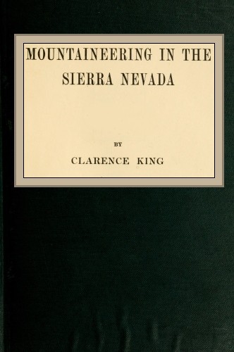 Mountaineering in the Sierra Nevada cover