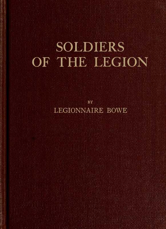 Soldiers of the Legion, Trench-Etched cover
