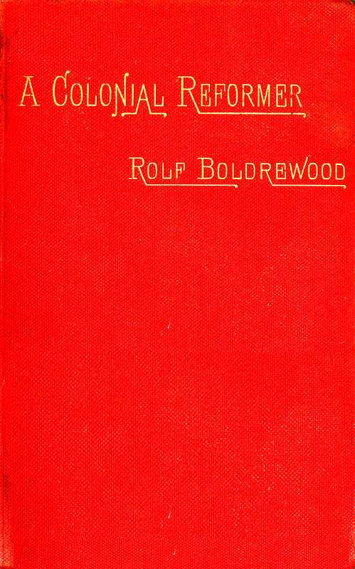 A Colonial Reformer, Vol. 1 (of 3) cover