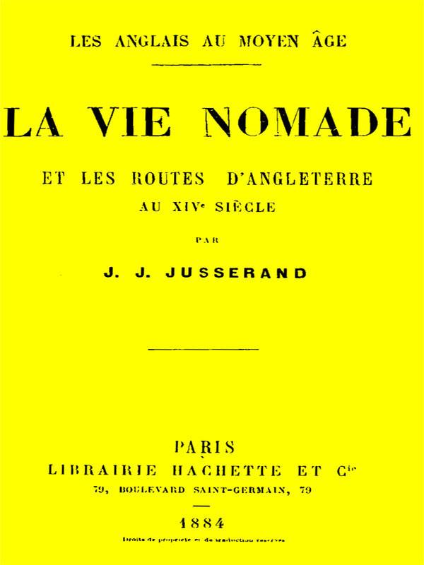 La vie nomade et les routes d'Angleterre au 14e siècle cover