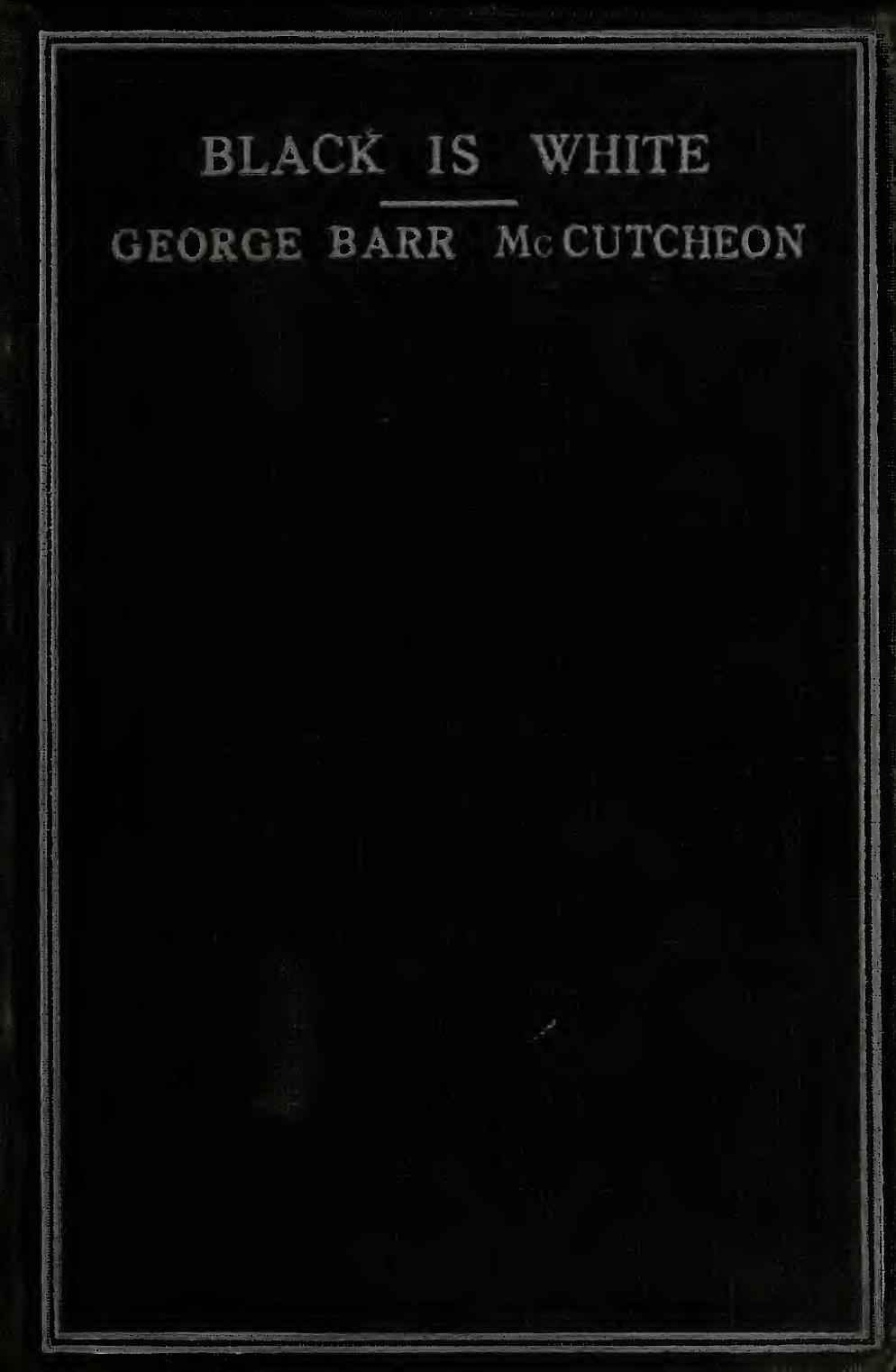 Black is White cover