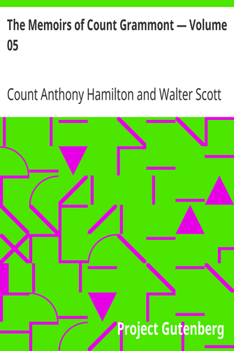 The Memoirs of Count Grammont — Volume 05 cover
