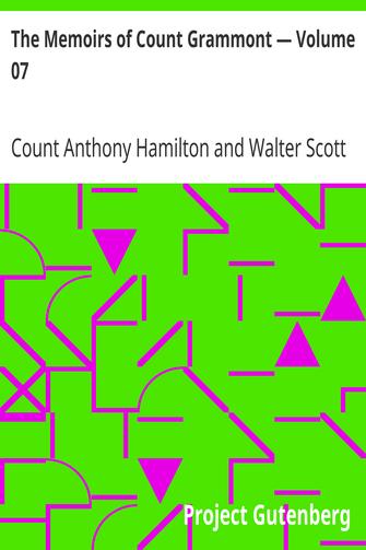 The Memoirs of Count Grammont — Volume 07 cover