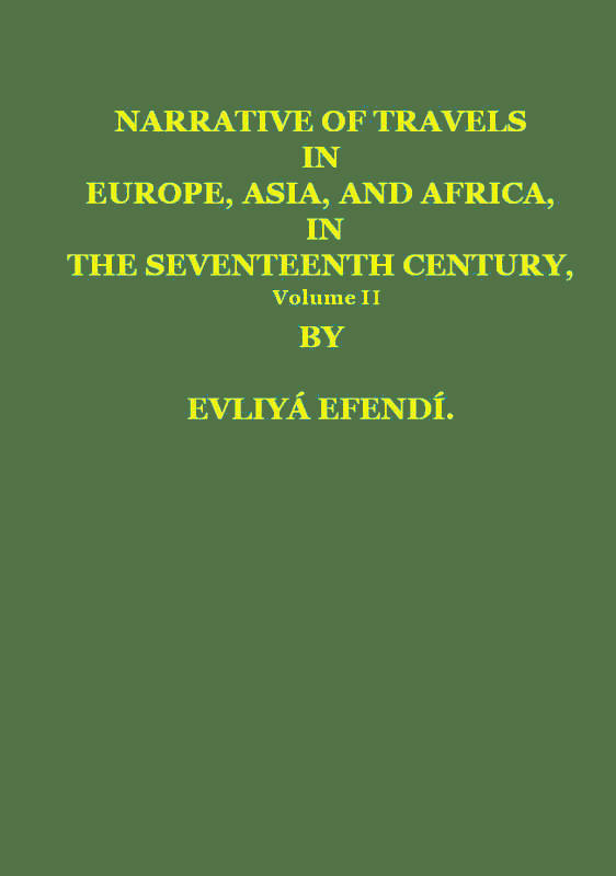 Narrative of Travels in Europe, Asia, and Africa, in the Seventeenth Century, Vol. II cover