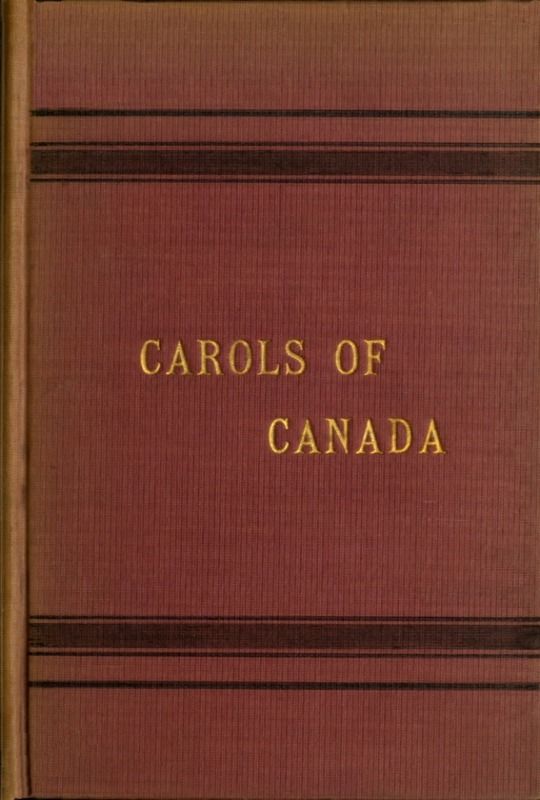 Carols of Canada, Etc., Etc. cover