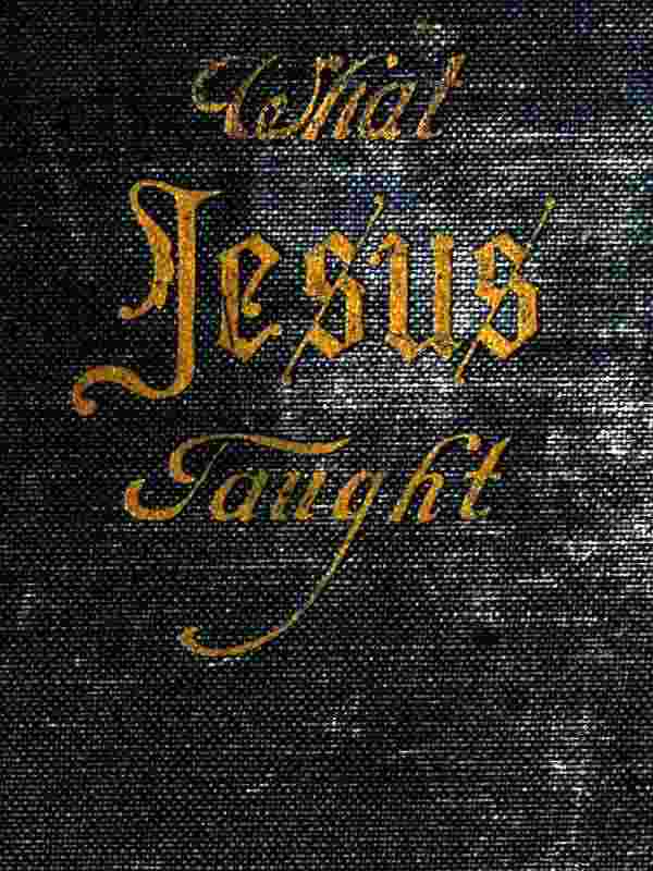 What Jesus Taught cover