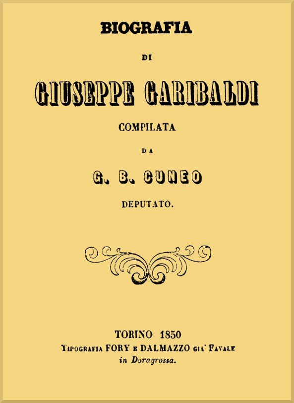 Biografia di Giuseppe Garibaldi cover