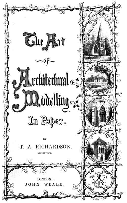 The Art of Architectural Modelling in Paper cover