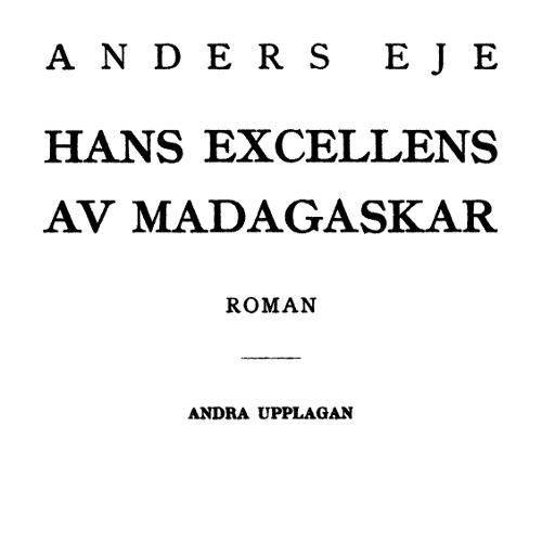 Hans excellens av Madagaskar cover