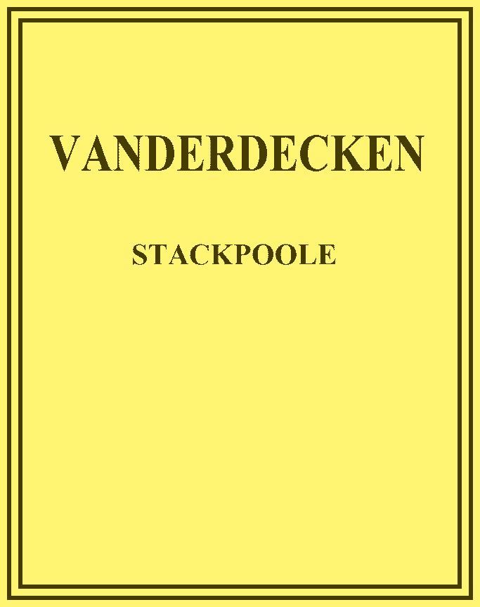 Vanderdecken cover