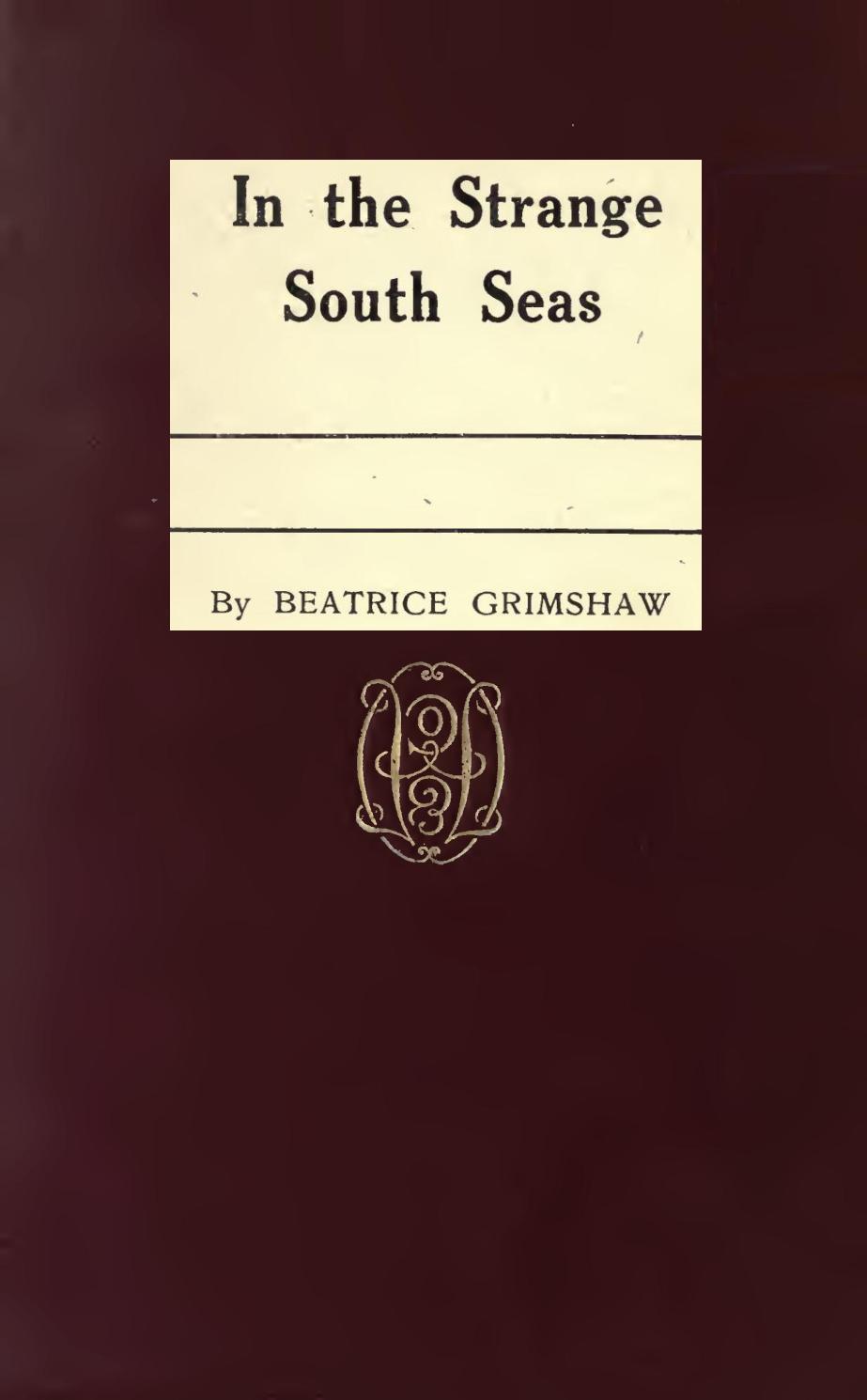 In the Strange South Seas cover