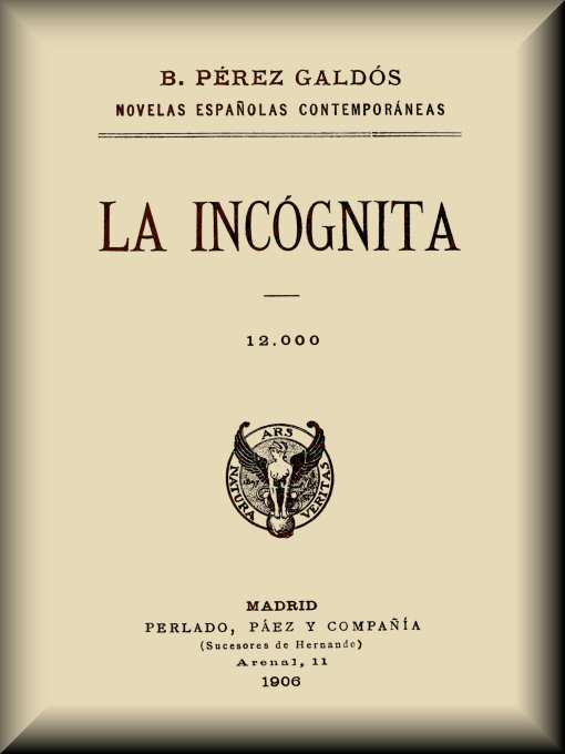 La Incógnita cover