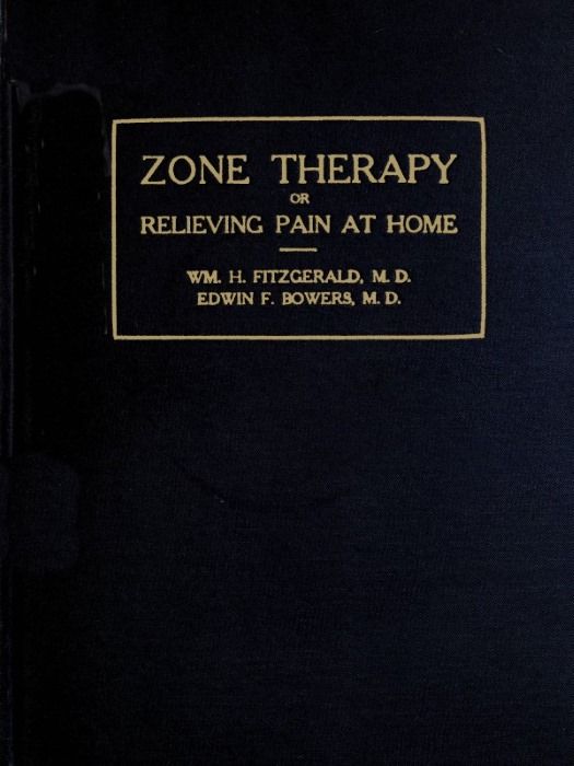 Zone therapy; or, Relieving pain at home cover