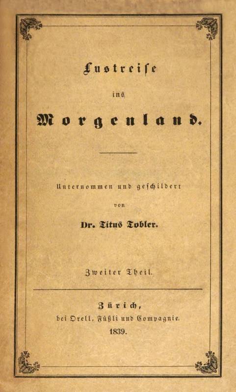 Lustreise ins Morgenland, Zweiter Theil (von 2) cover