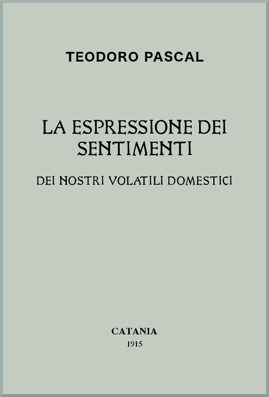 La espressione dei sentimenti dei nostri volatili domestici cover