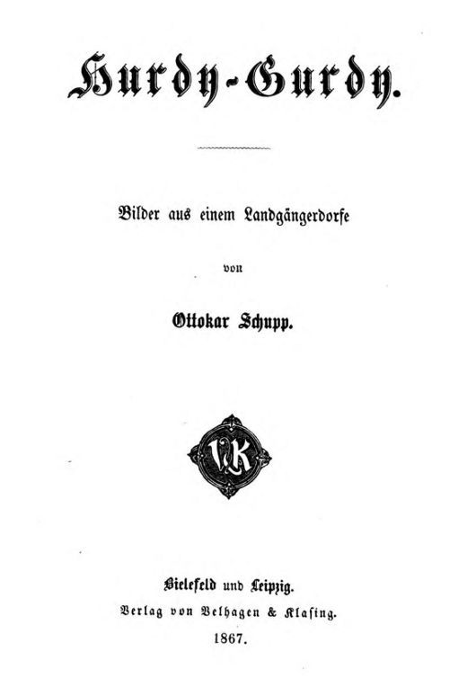 Hurdy-Gurdy: Bilder aus einem Landgängerdorfe cover