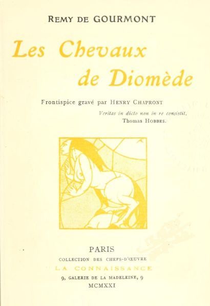 Les chevaux de Diomède: Roman cover