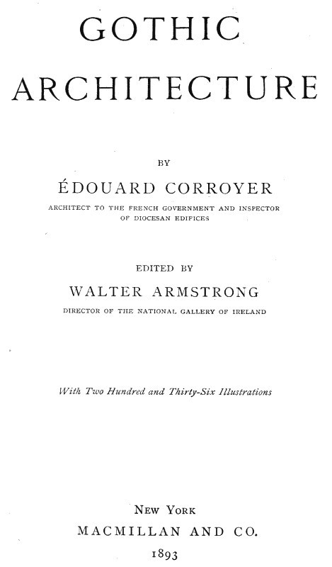 Gothic Architecture cover