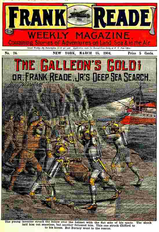The Galleon's Gold; or, Frank Reade, Jr.'s Deep Sea Search. cover
